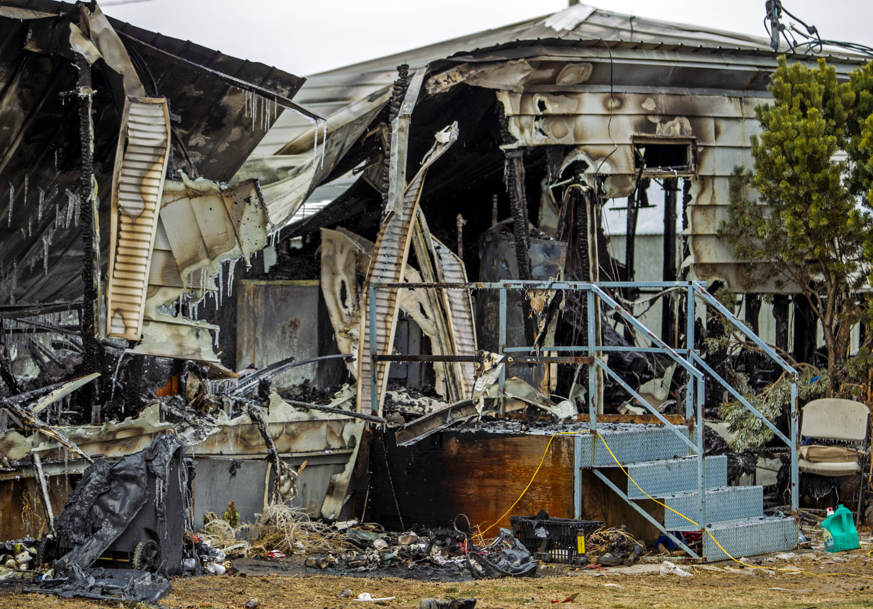 Mobile home fire